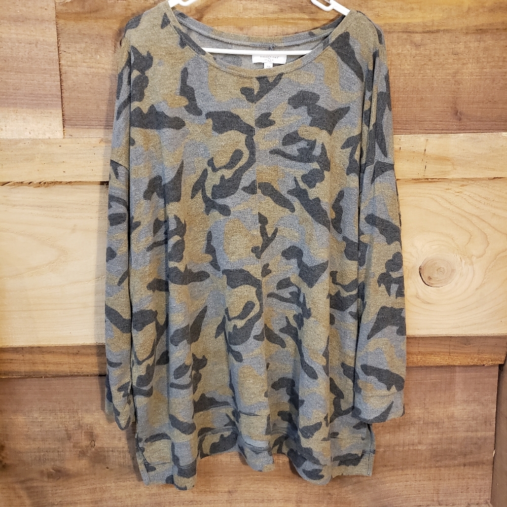 new direction camo long sleeve 3x